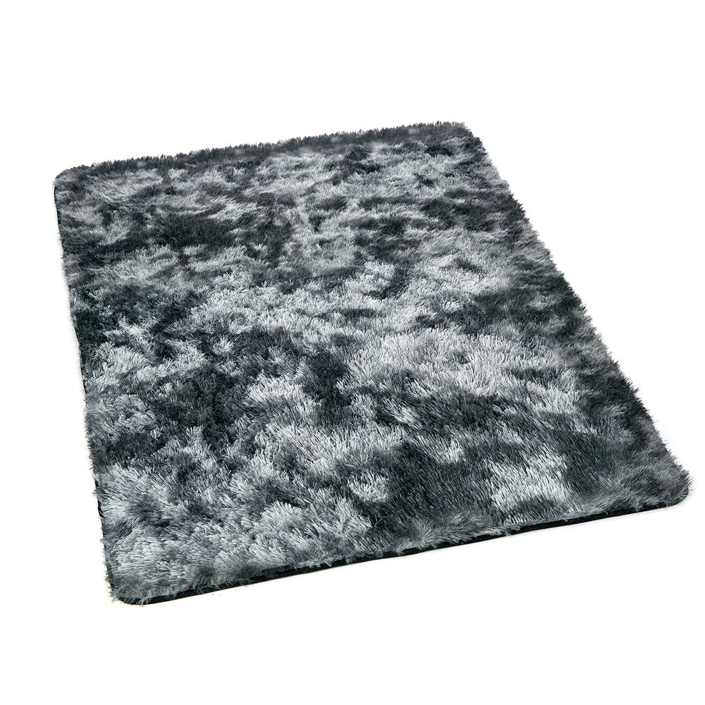 Grey Shaggy Rug 200x290cm Plush Velvet | Simpledeals