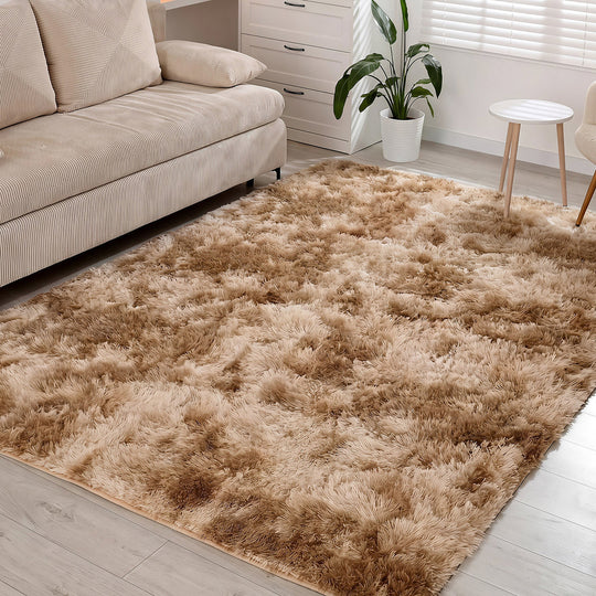 Shaggy Rug Taupe 160x230cm Anti Slip | Simpledeals