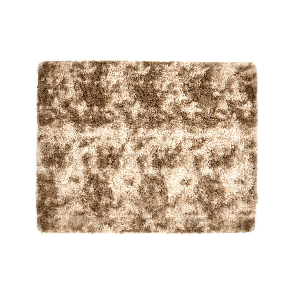 Taupe Shaggy Rug Anti Slip 200x290cm