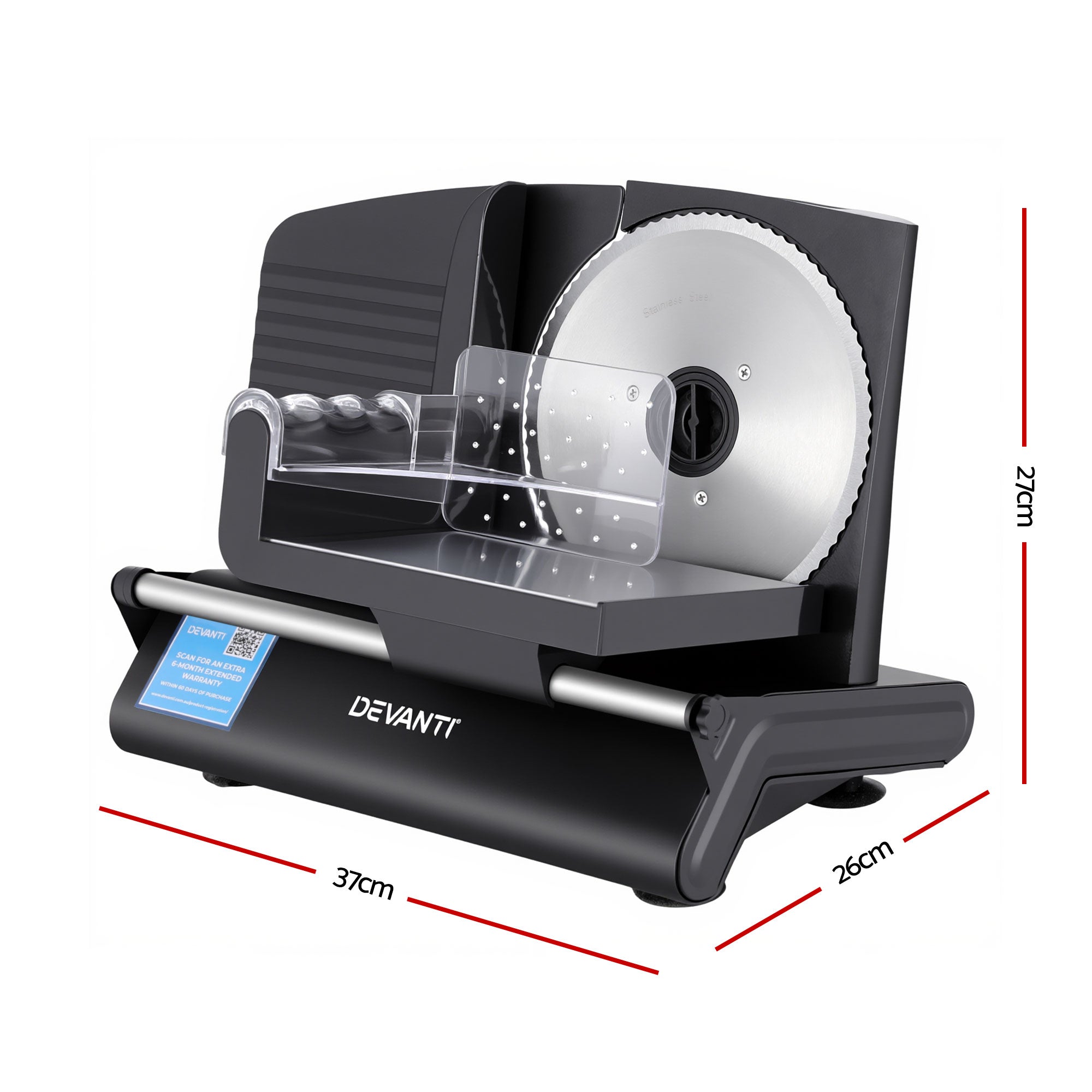 Devanti 200W Meat Slicer Food Slicer | Simpledeals