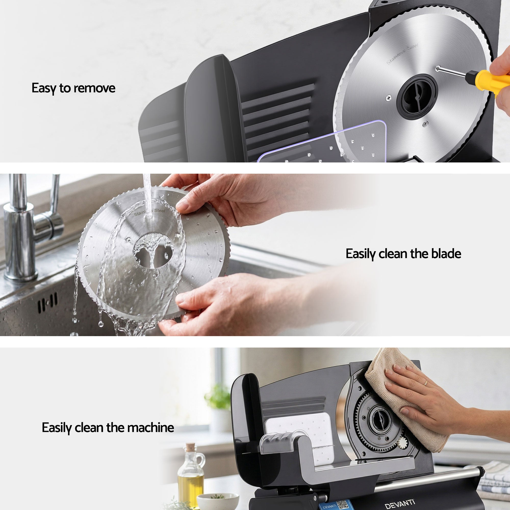 Devanti 200W Meat Slicer Food Slicer | Simpledeals