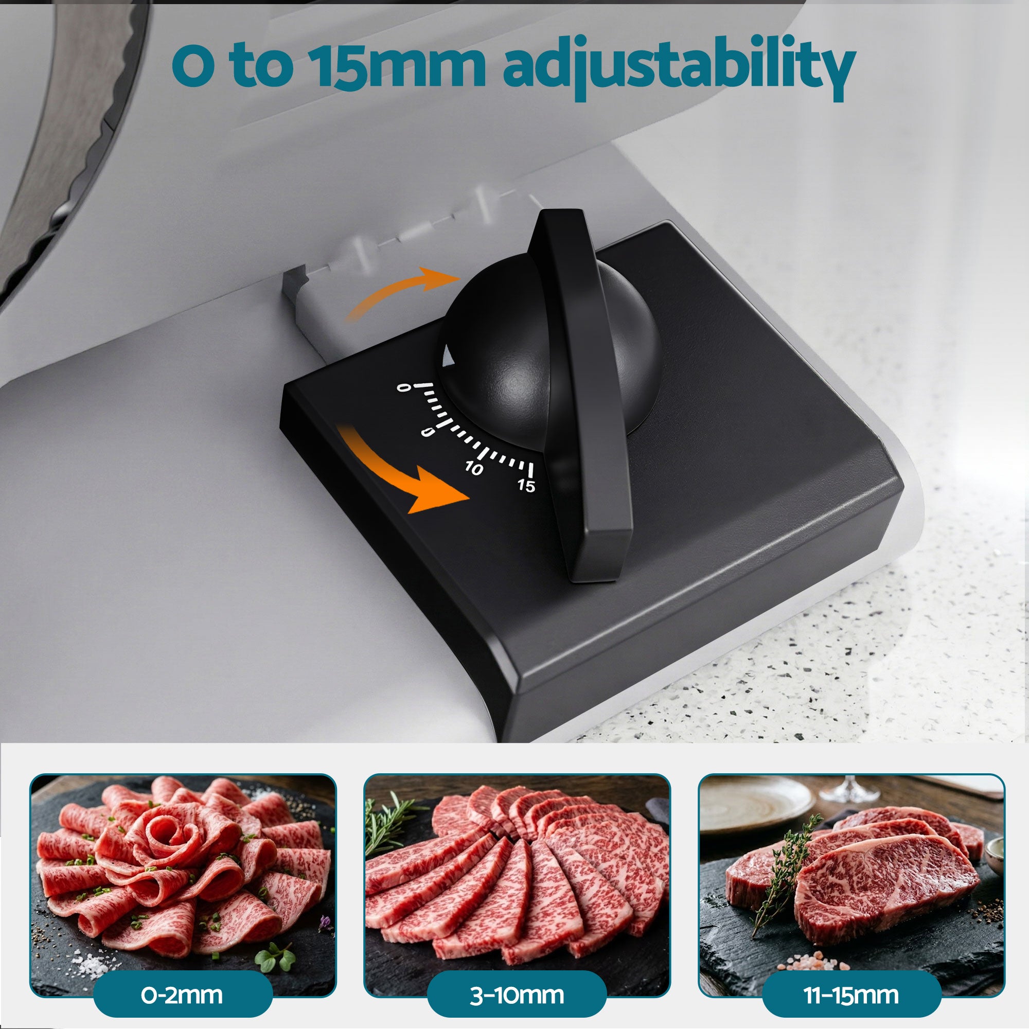 Devanti Meat Slicer 200W Stainless Steel Blade | Simpledeals