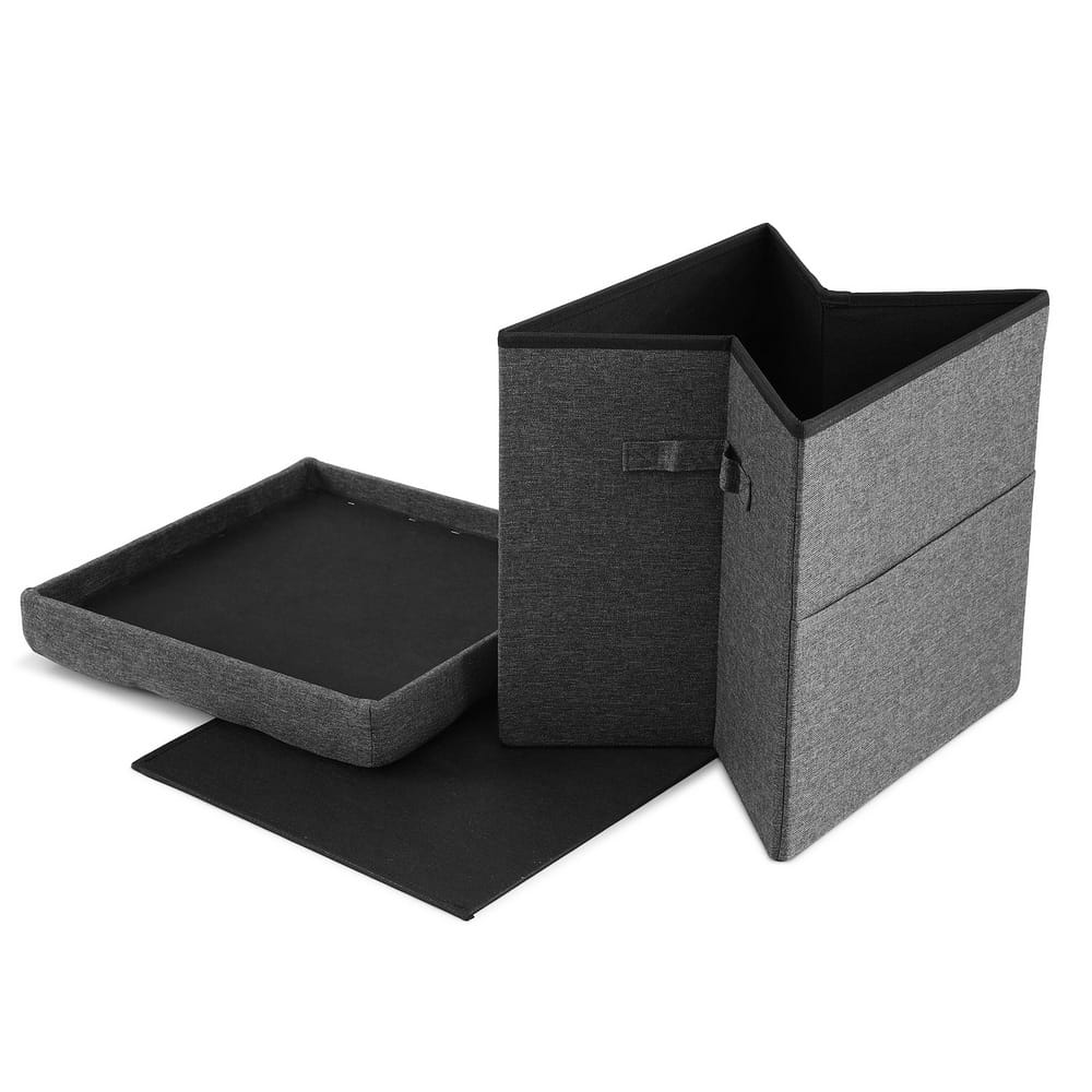 Foldable Foot Stool Ottoman 40x40x40cm