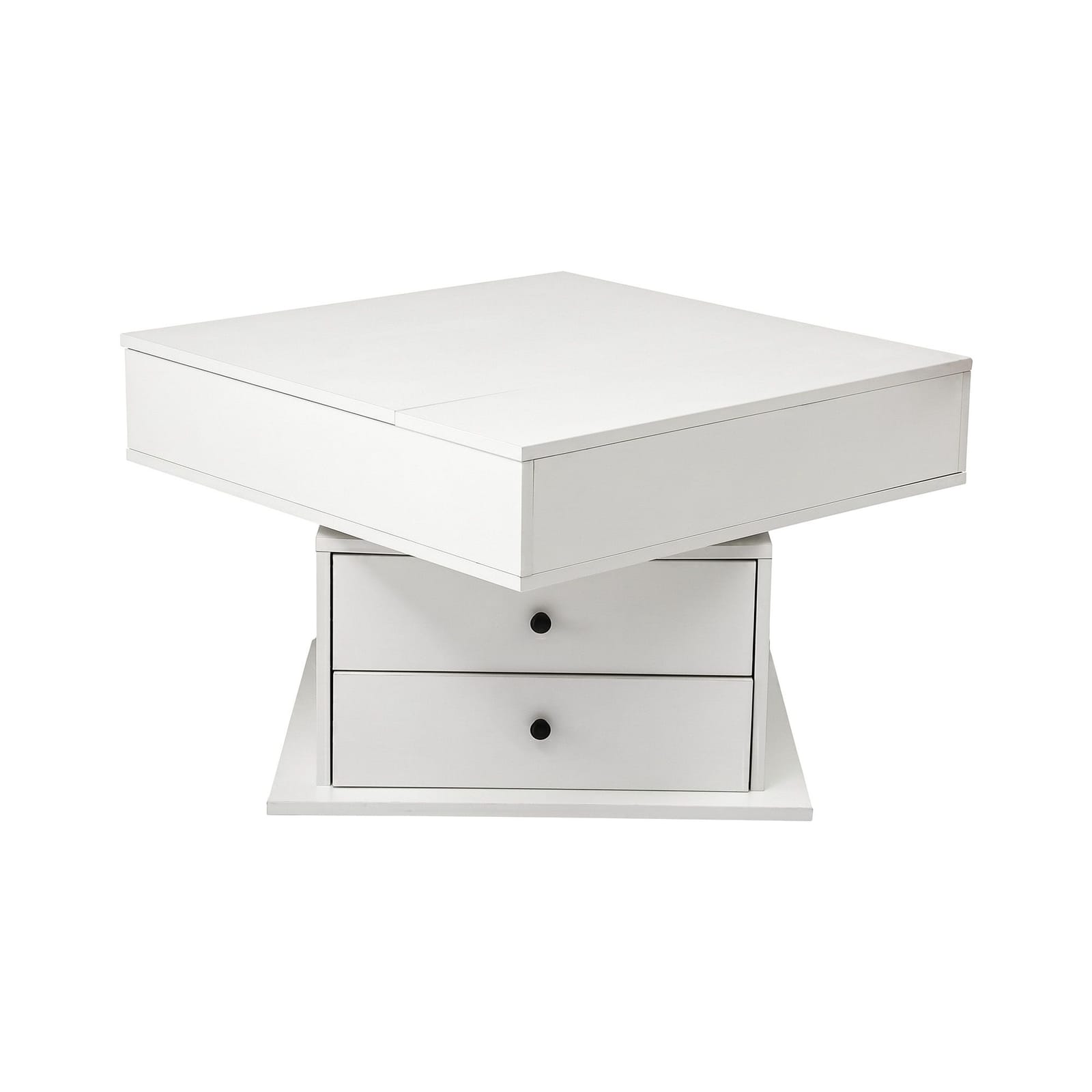 Lift Top Coffee Table Hidden Storage White | Simpledeals