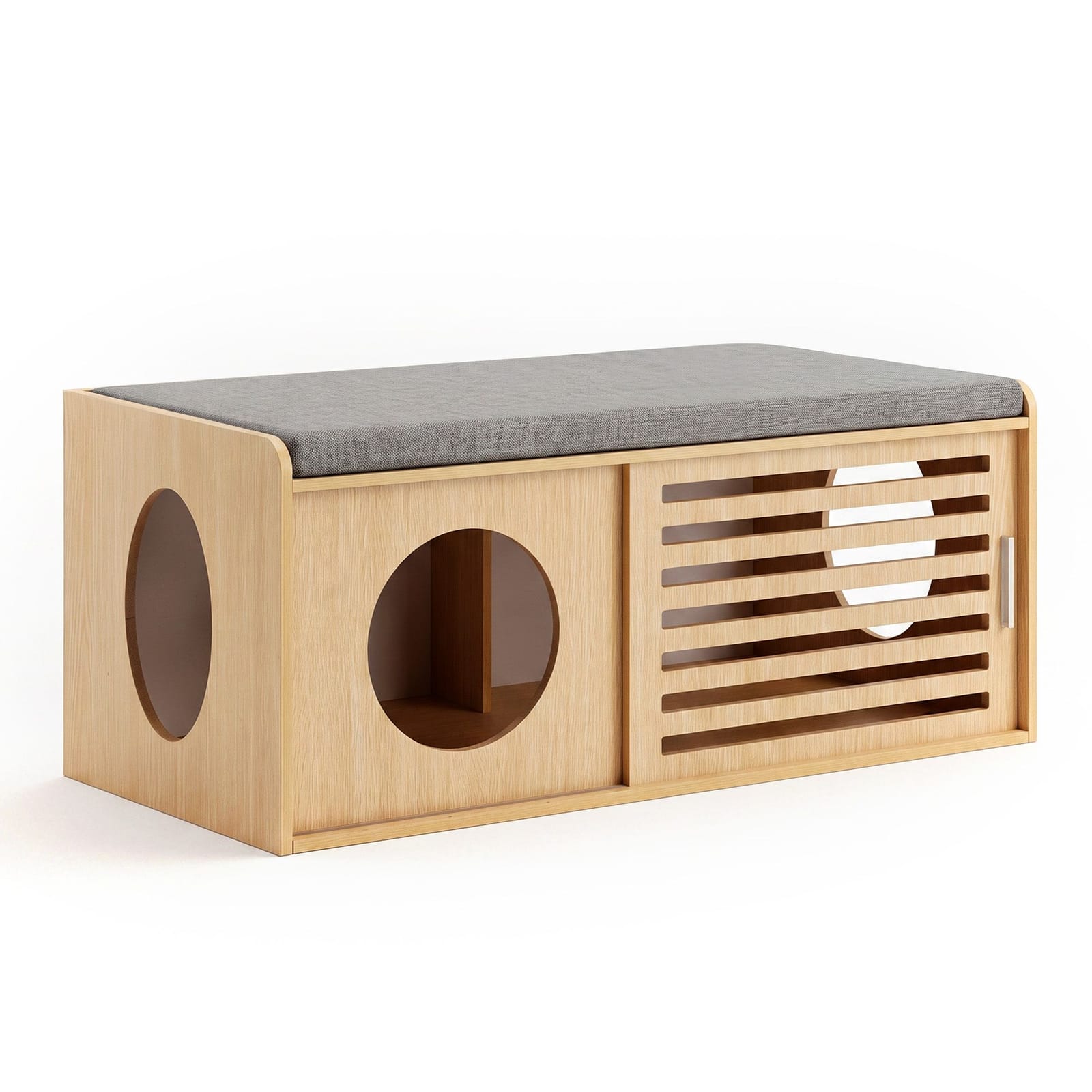 Pet Ottoman Footrest Natural 96x50.5x41.5cm
