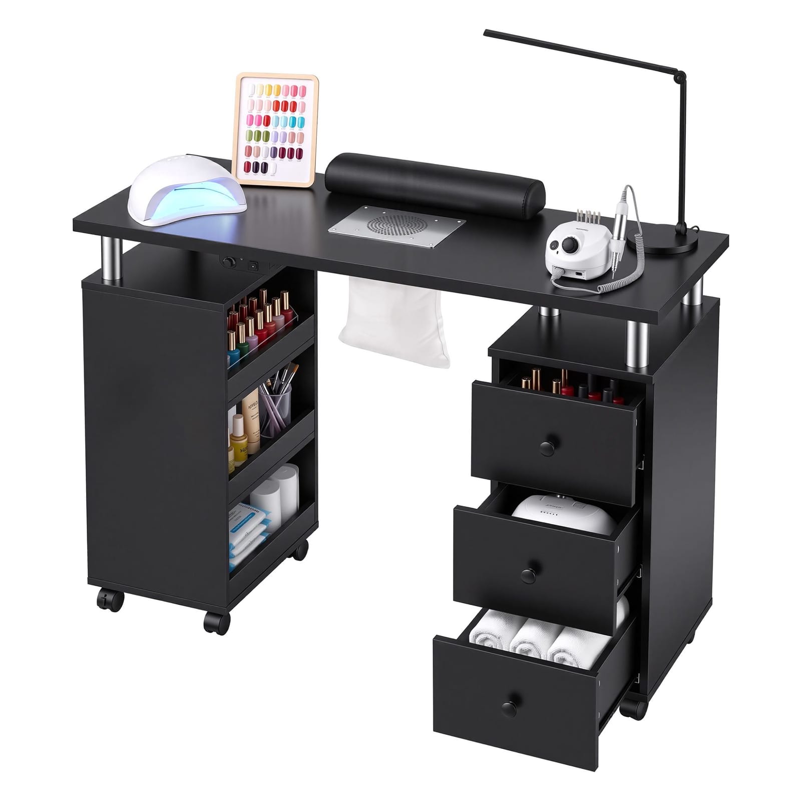 Manicure Table With Dust Collector 108x40x79cm