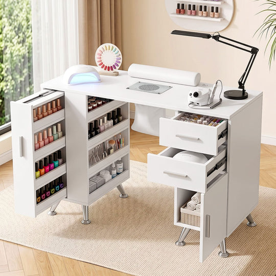 Nail Table With Dust Collector 108x45x77cm