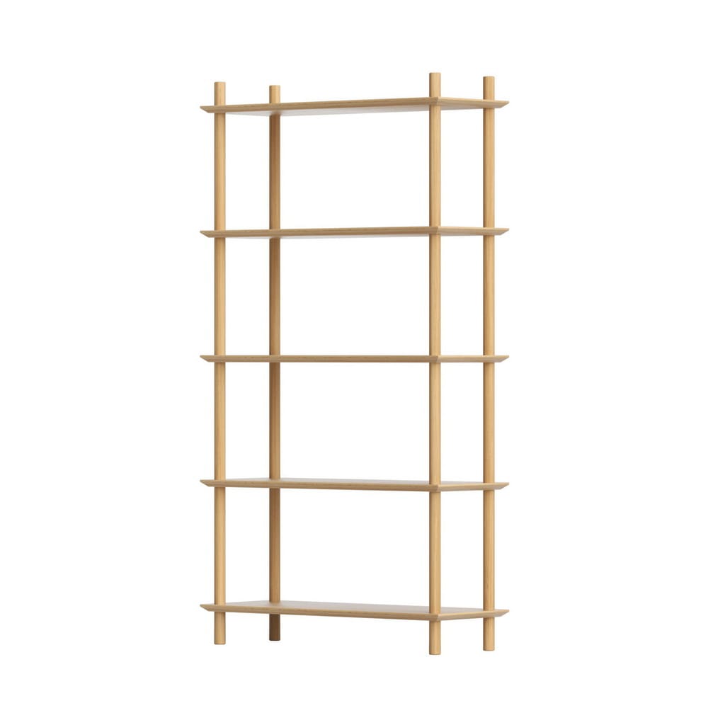 5 Tier Bookcase Shelf Unit 80x30x150cm
