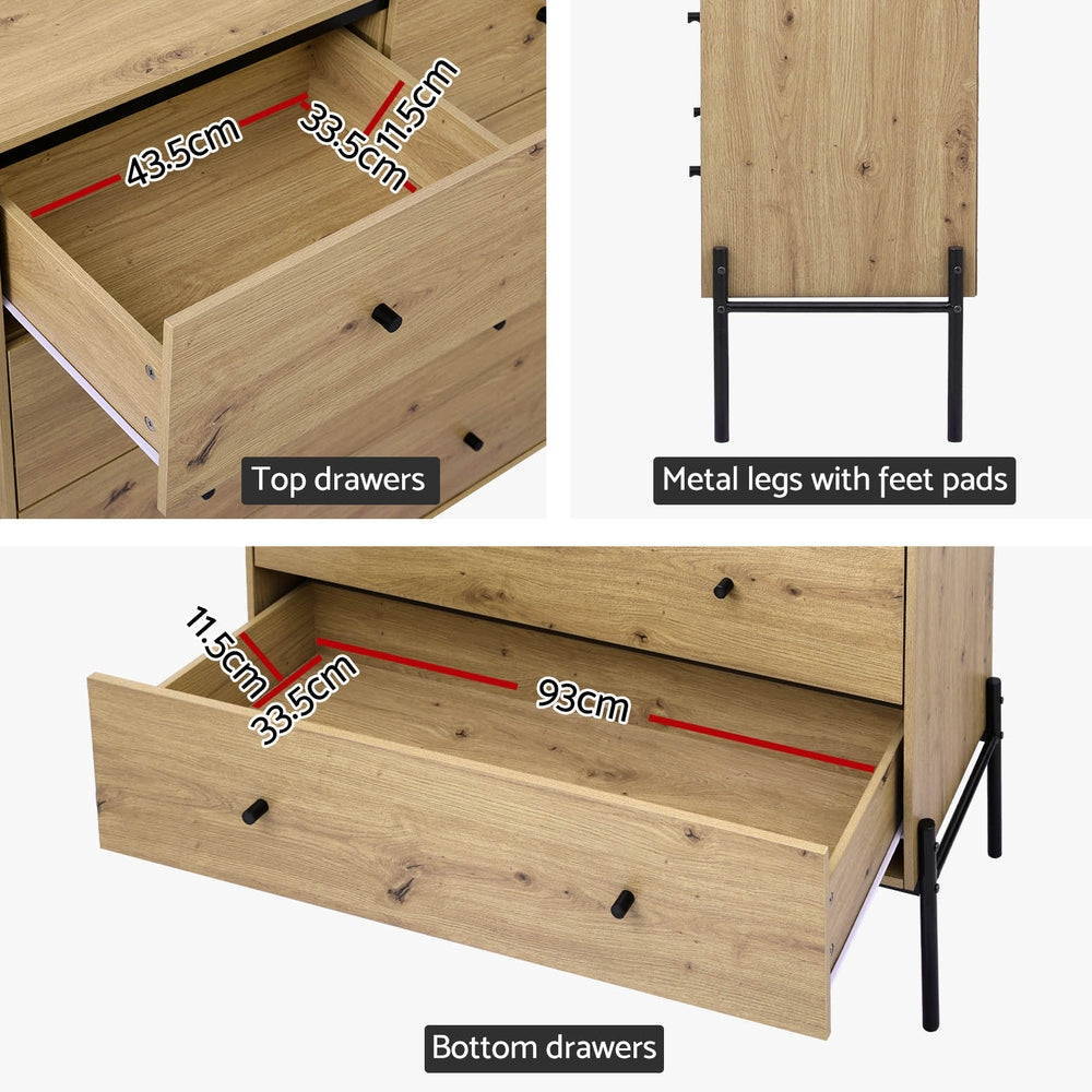 5 Chest Of Drawers - Arno Pine