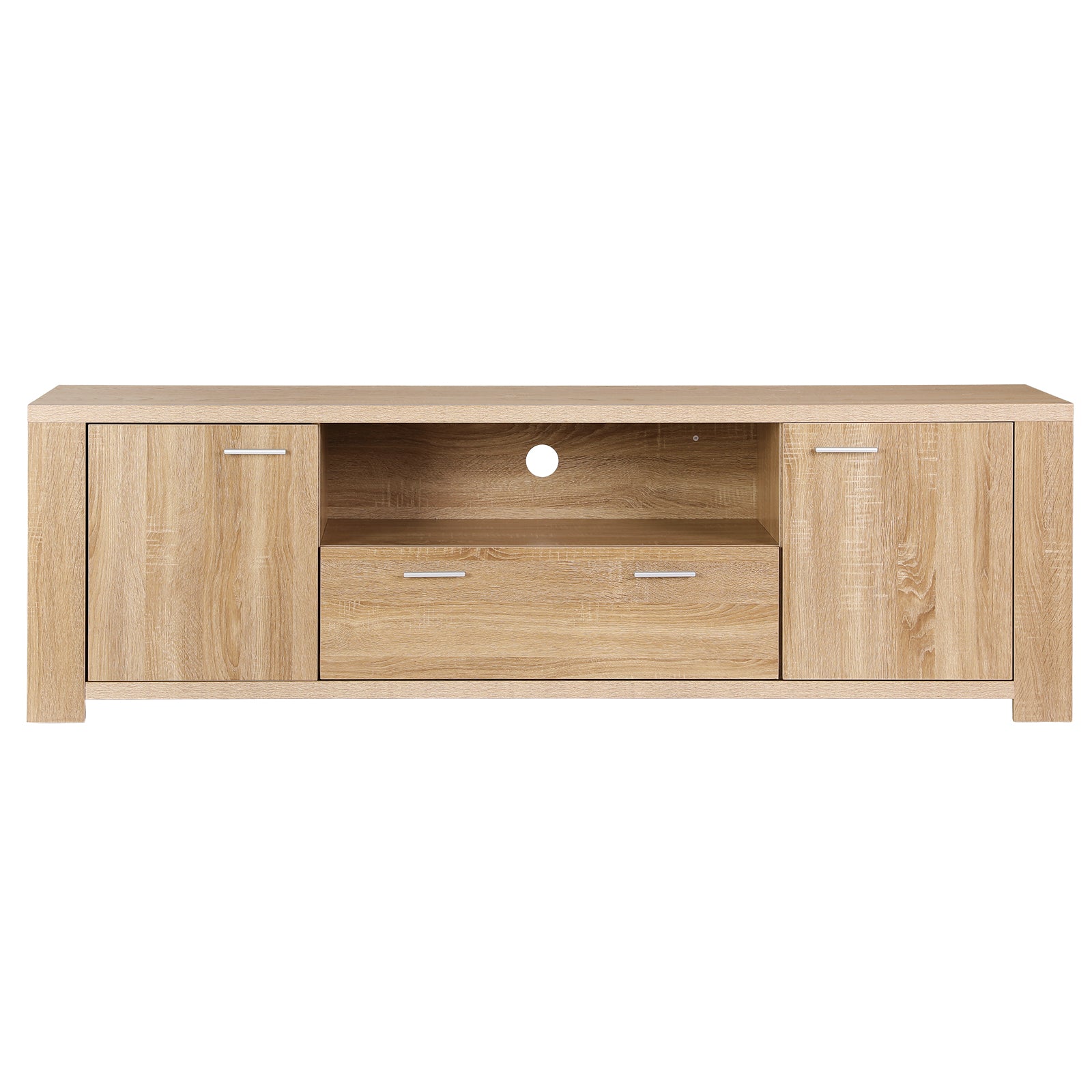 Artiss 180cm Pine TV Unit Entertainment Cabinet | Simpledeals