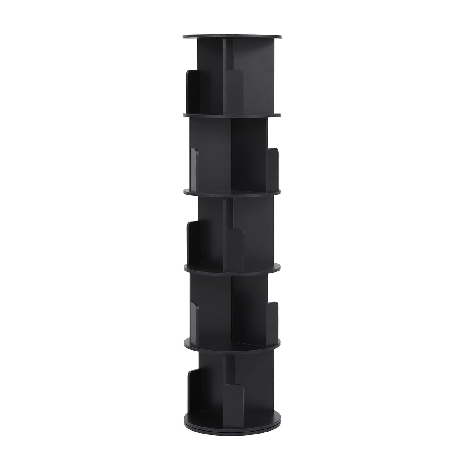 Round Bookshelf Display 40x40x159cm