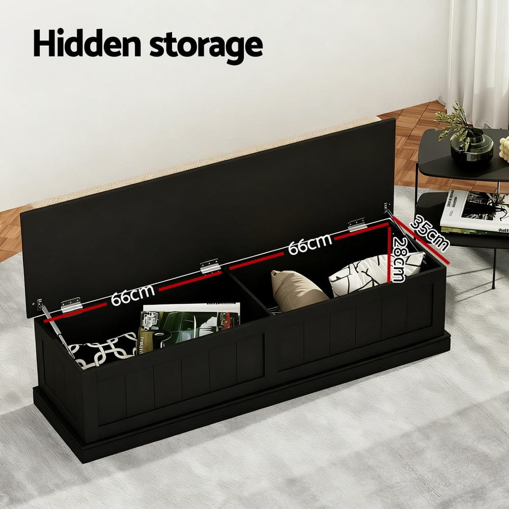 Storage Ottoman Blanket Box 140cm 140x40x40cm