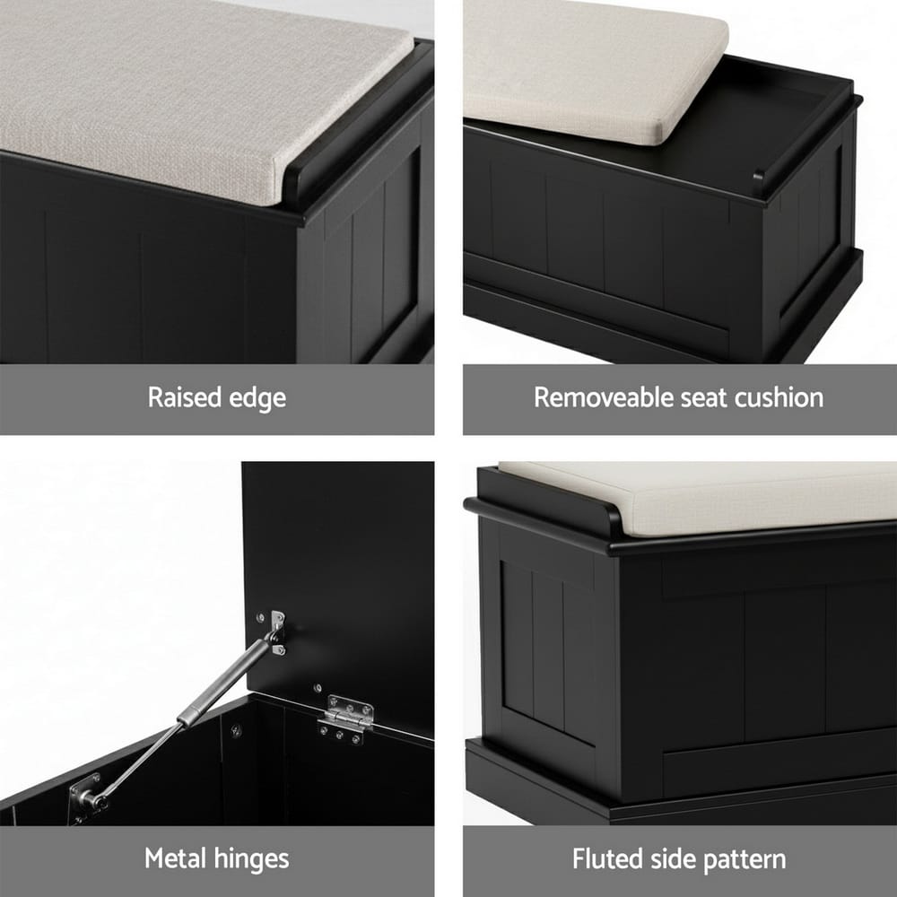 Storage Ottoman Blanket Box 140cm 140x40x40cm