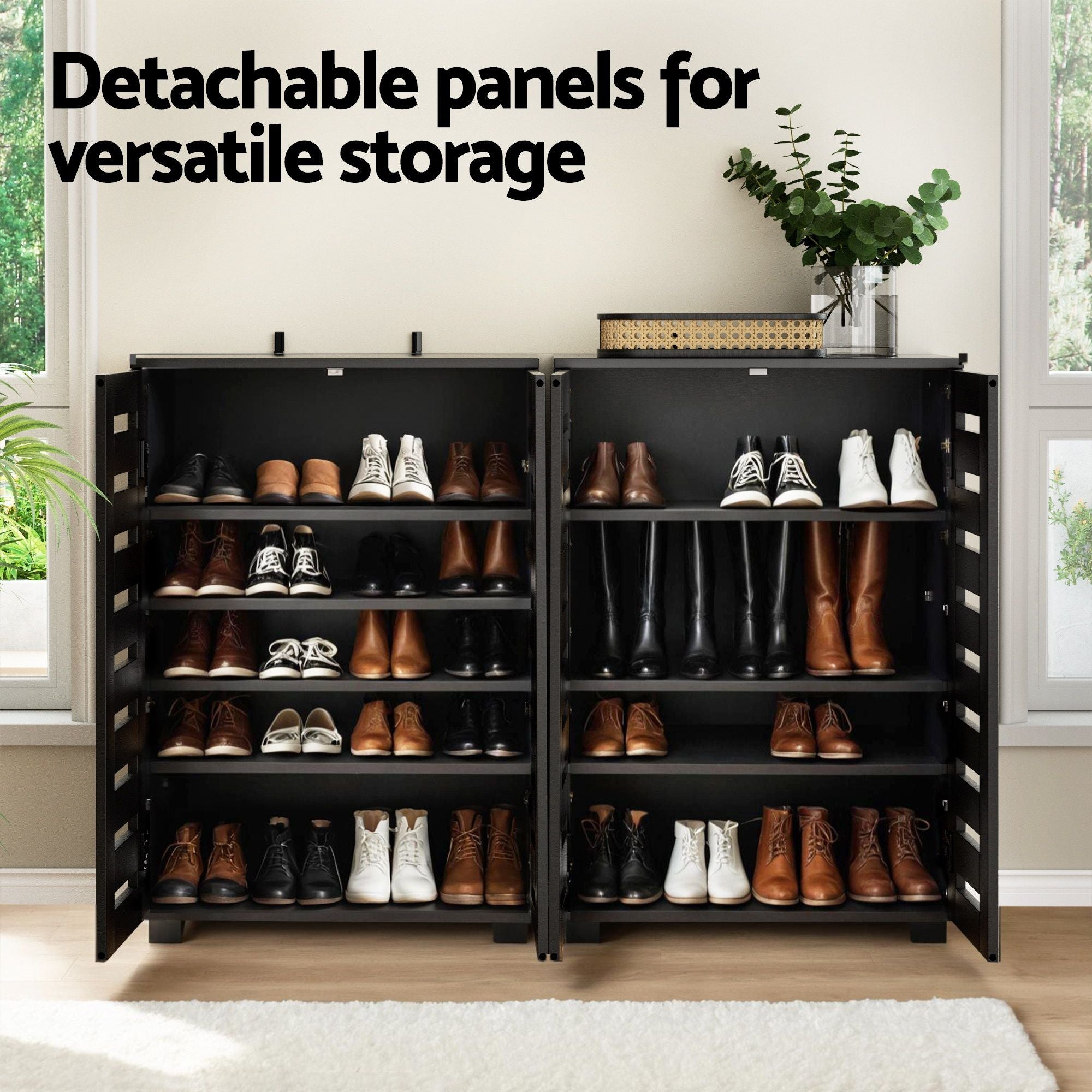 Artiss Shoe Rack Console Table Set Storage | Simpledeals