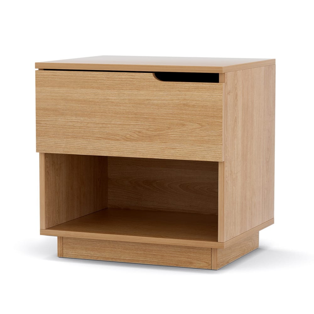 Bedside Table 1 Drawer Pine 48x40x48.5cm