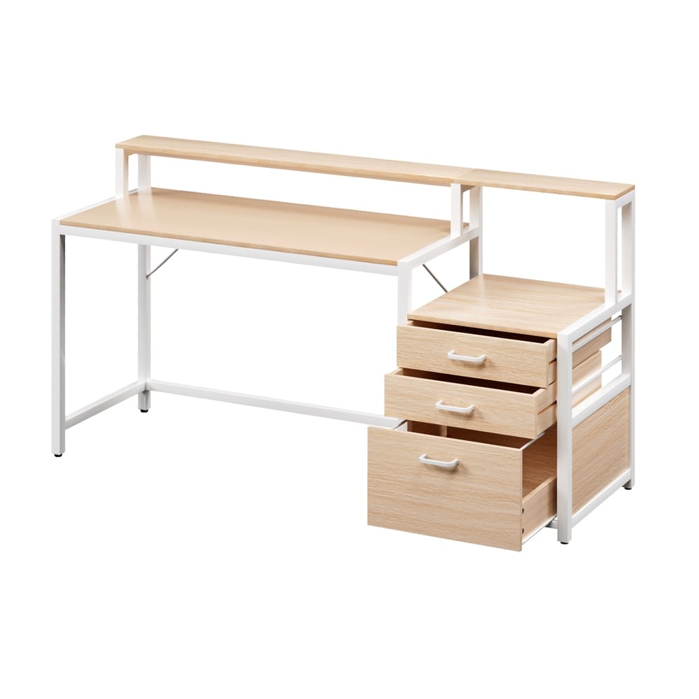 Computer Desk Oak 160cm 160x50x90cm