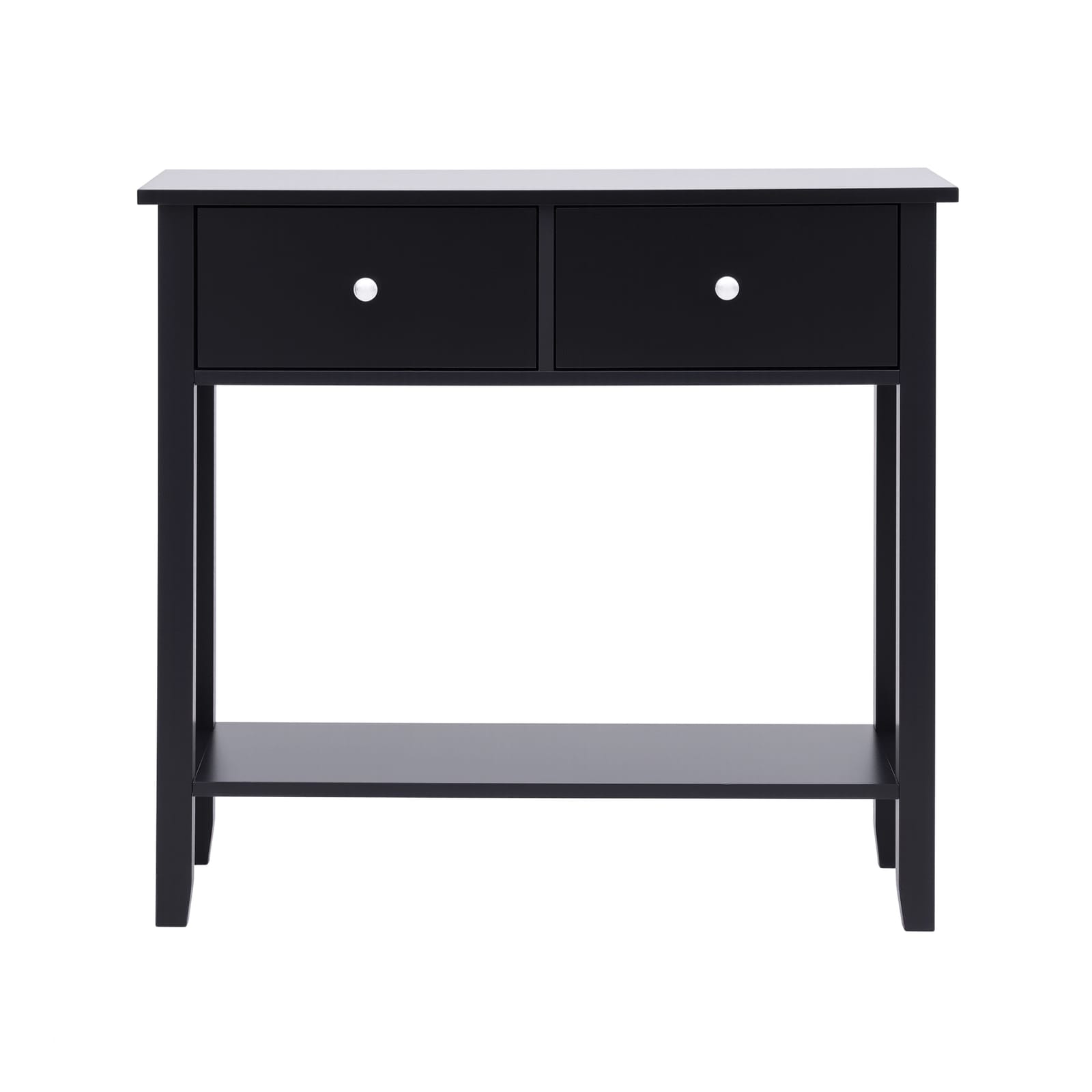 Console Table Black 80cm 80x30x74cm
