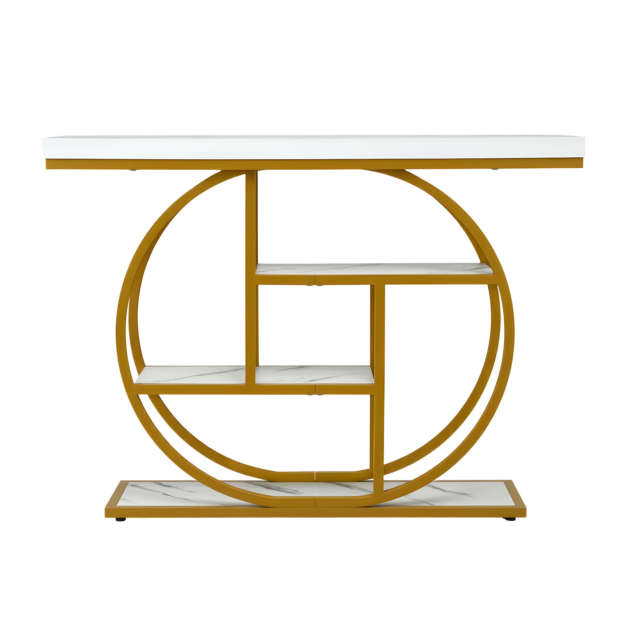 Artiss Console Table Marble Effect 4 Tier 105cm | Simpledeals