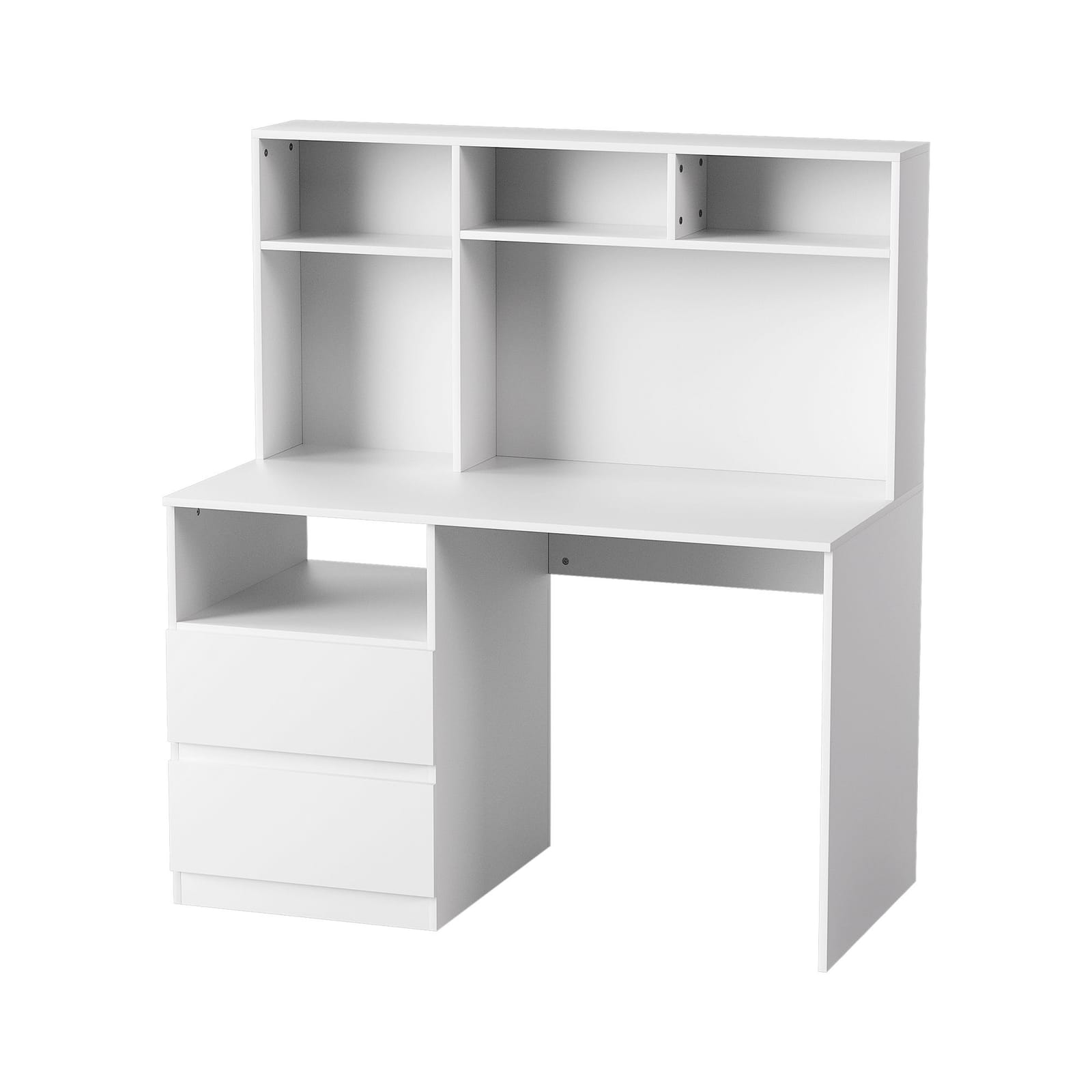 Computer Desk White Office 120x60x133.5cm