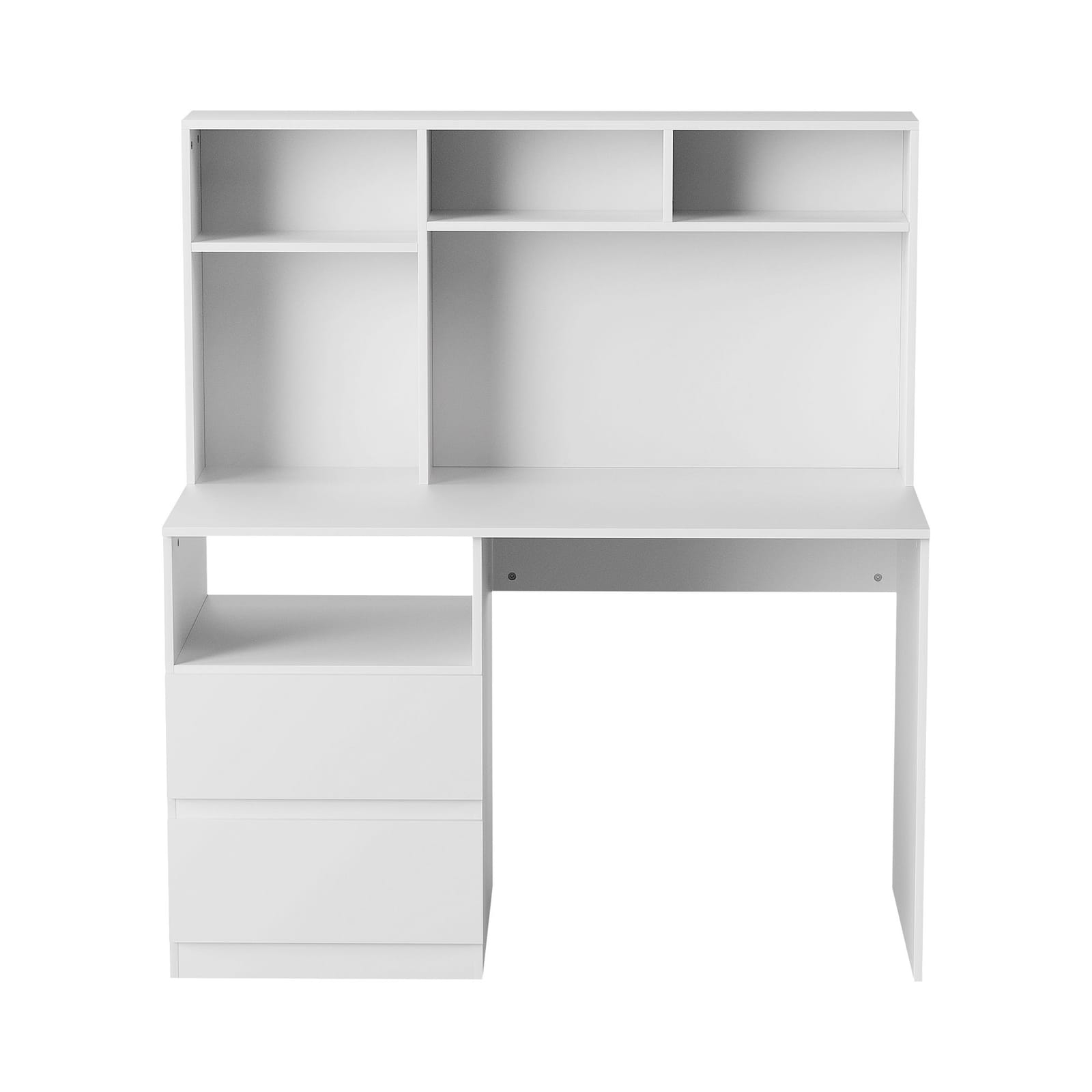 Computer Desk White Office 120x60x133.5cm