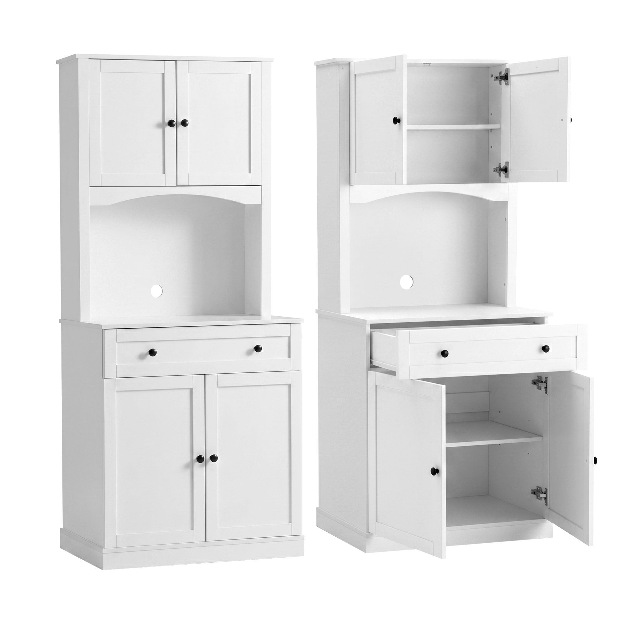 Buffet Sideboard Cabinet 180cm Set of 2 | Simpledeals