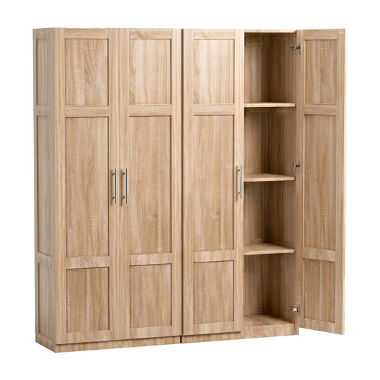 Pine Kitchen Buffet Cabinet Set of 2 - Buffets & Sideboards