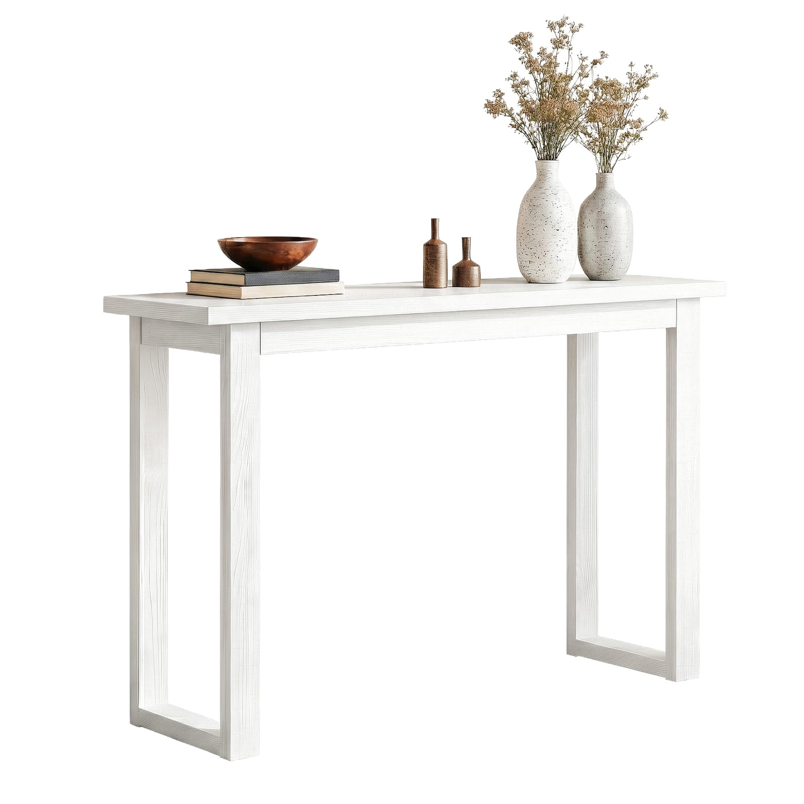 Console Table White Marble 110x32x75cm