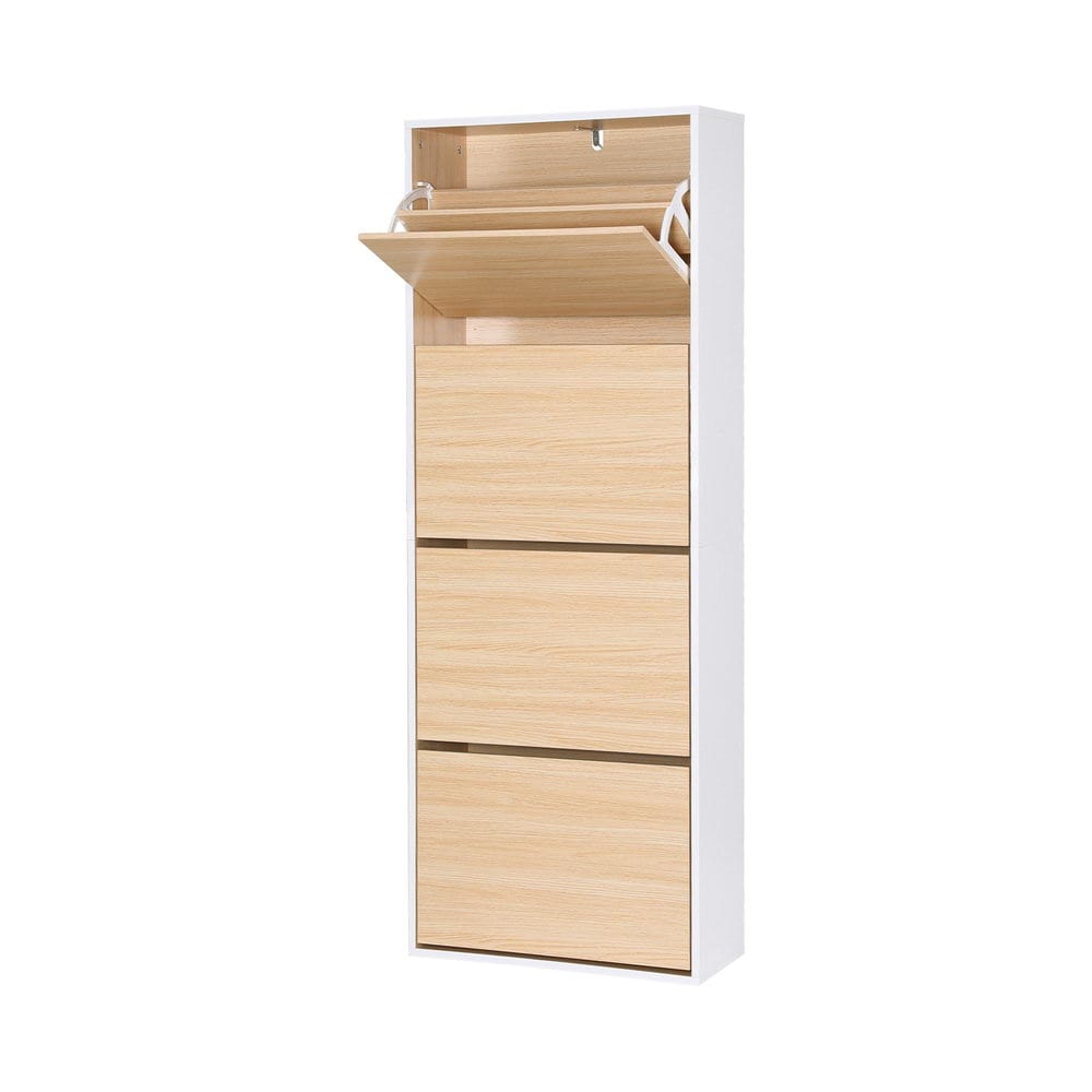 Shoe Rack Cabinet Adjustable 60x23.5x160cm
