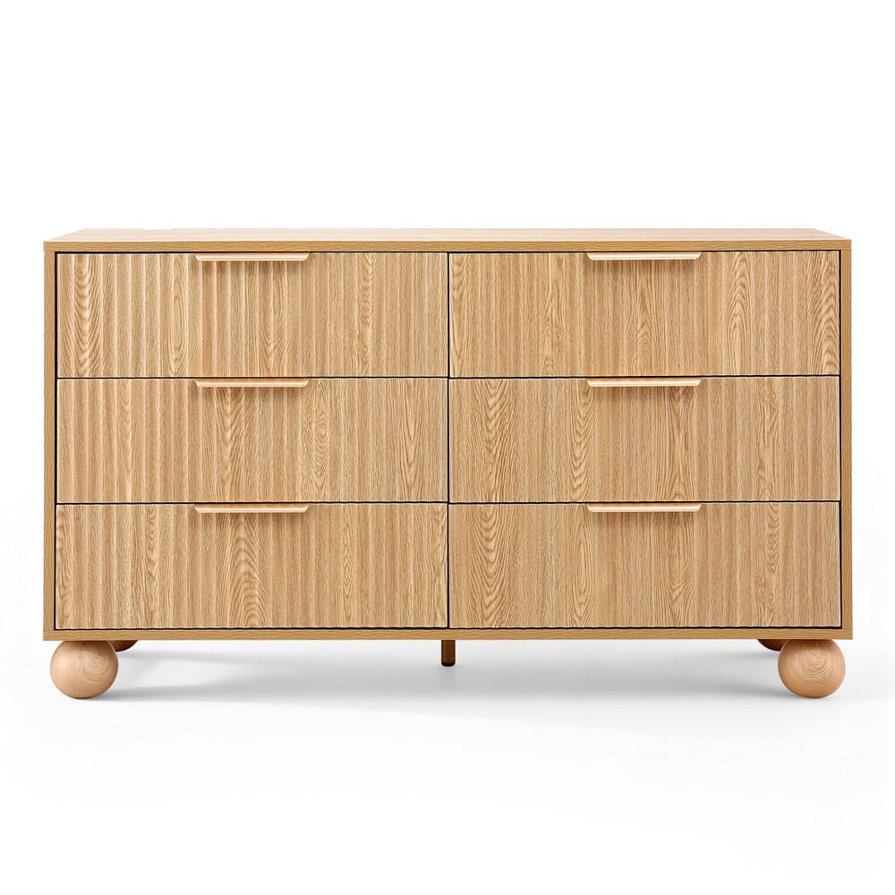 Tallboy Dresser Storage Pine 120x40x70cm