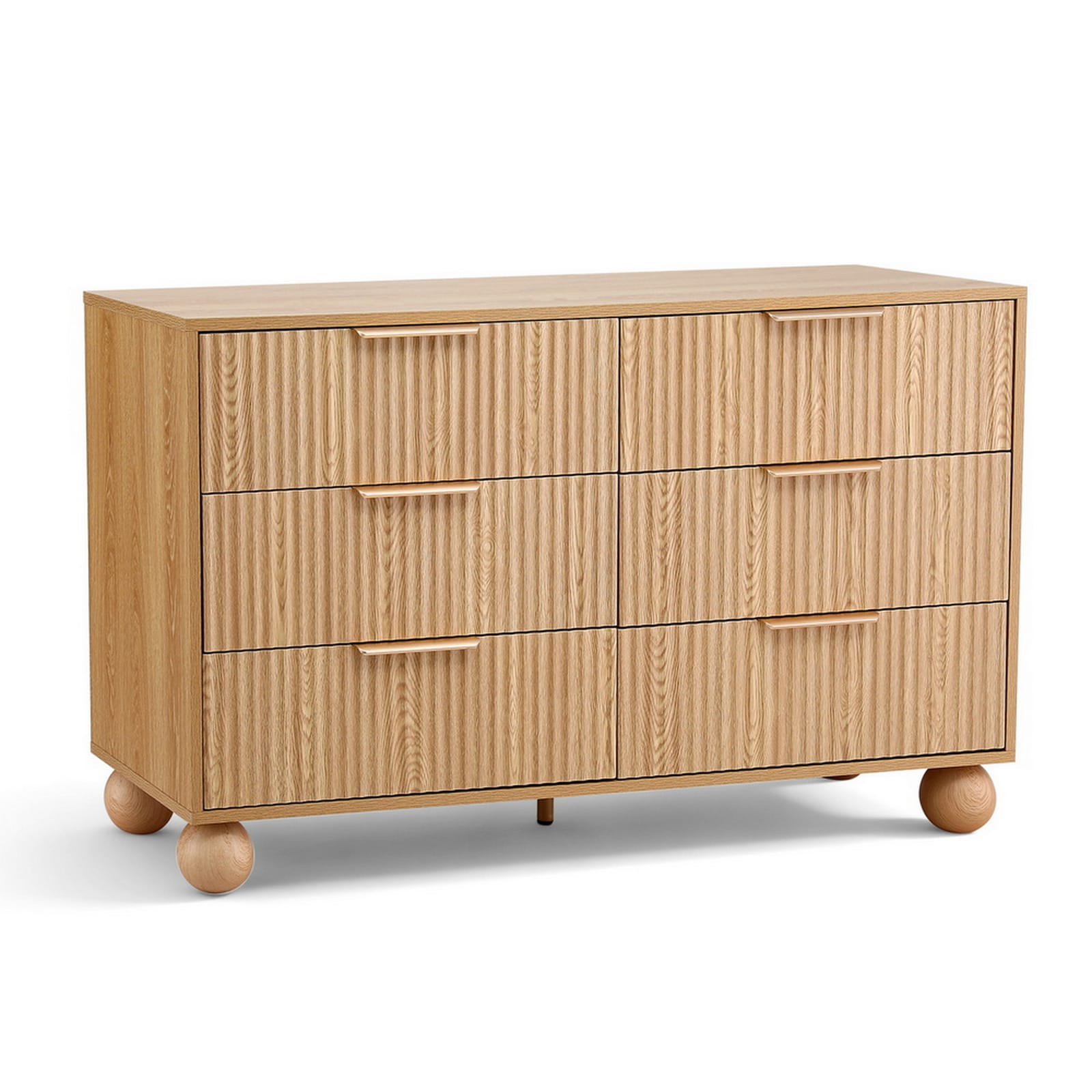 Tallboy Dresser Storage Pine 120x40x70cm