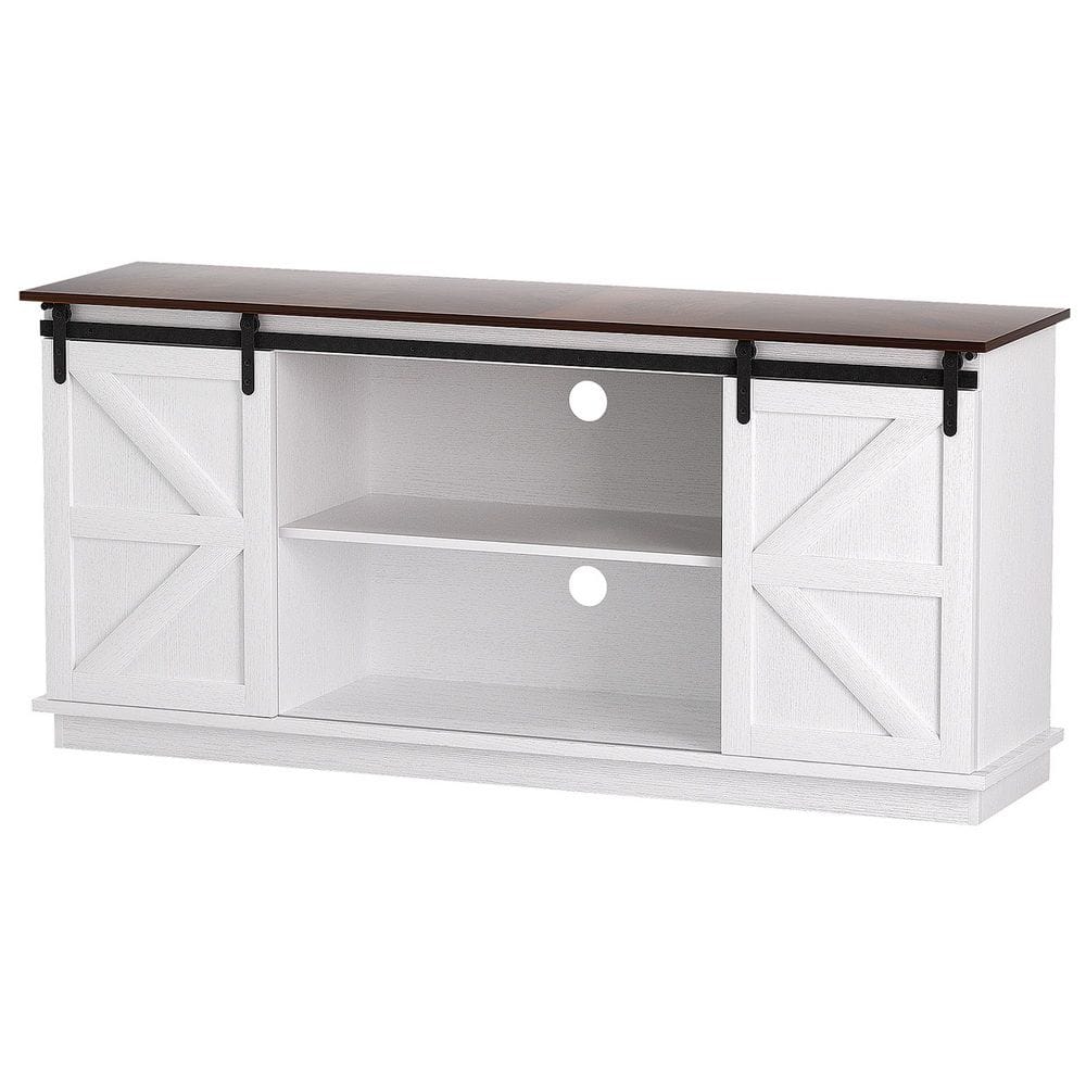 Buffet Storage Cabinet White 150x40x70cm