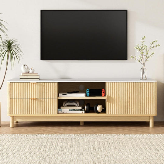 Pine Tv Unit Storage 150x40x47cm