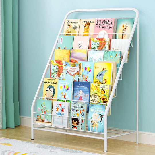 6 Tiers Kids Bookshelf Magazine Rack Children Bookcase