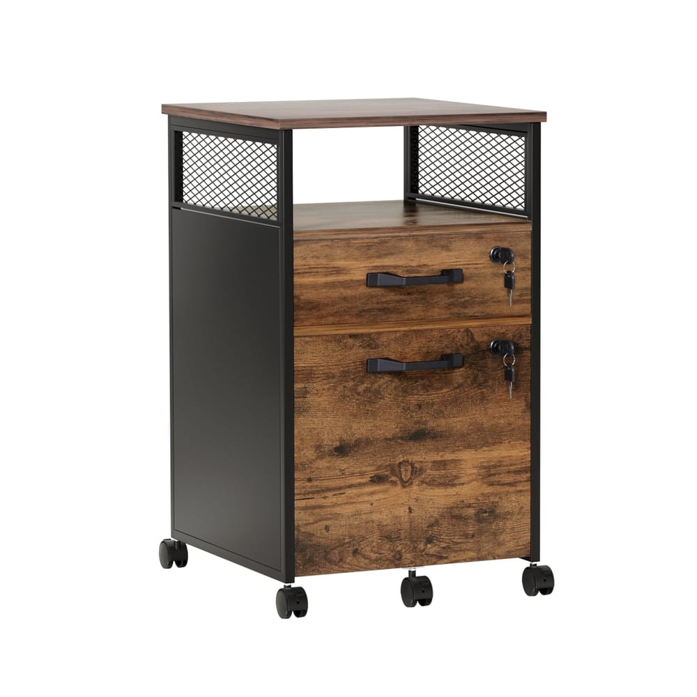 Filing Cabinet With Locking Drawers 42x44x64.5cm