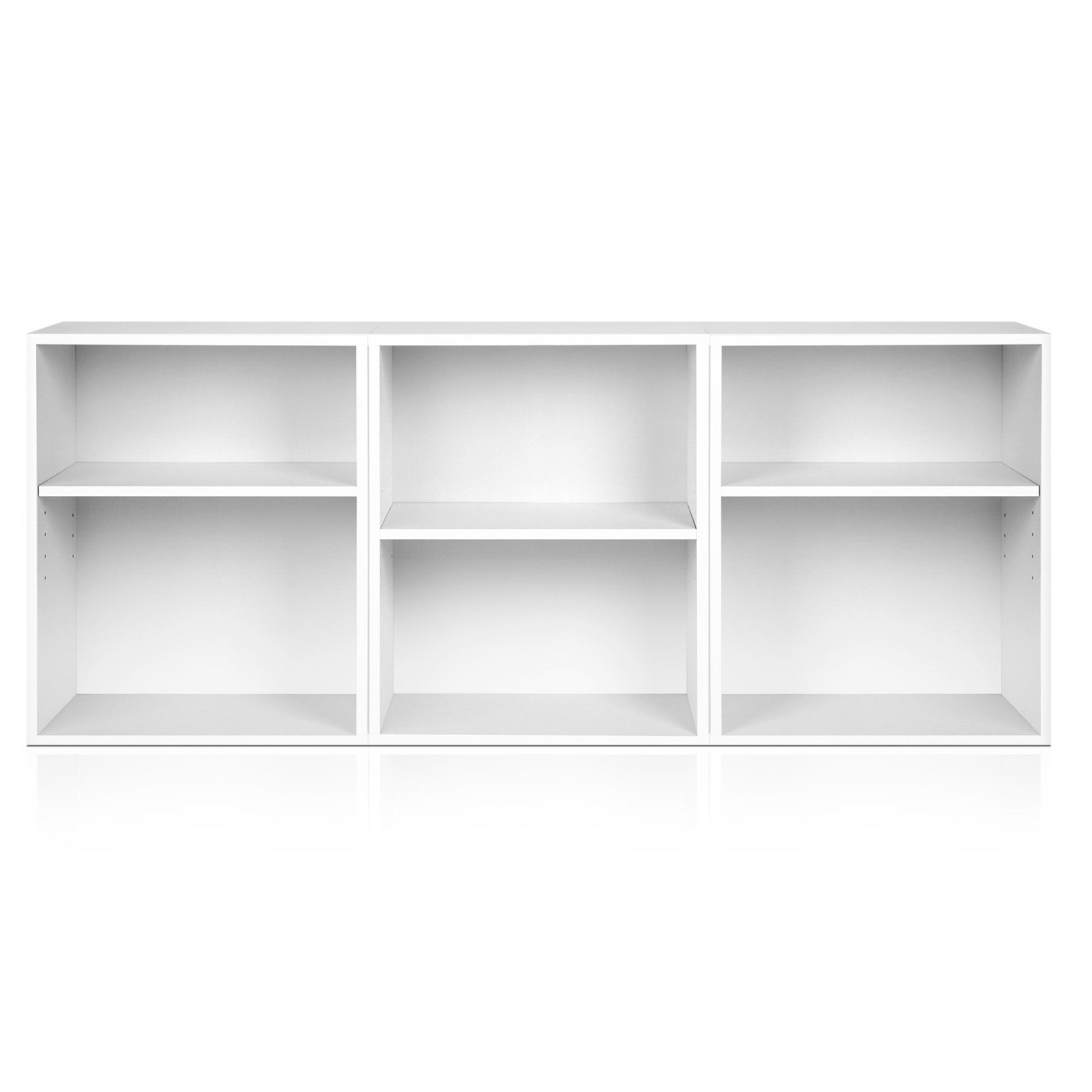 Bookshelf Set Of 3 - Vena White