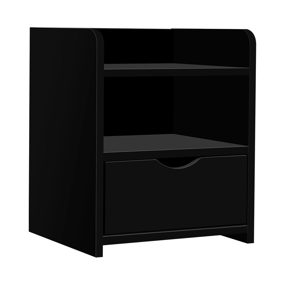Bedside Table Drawer - Black