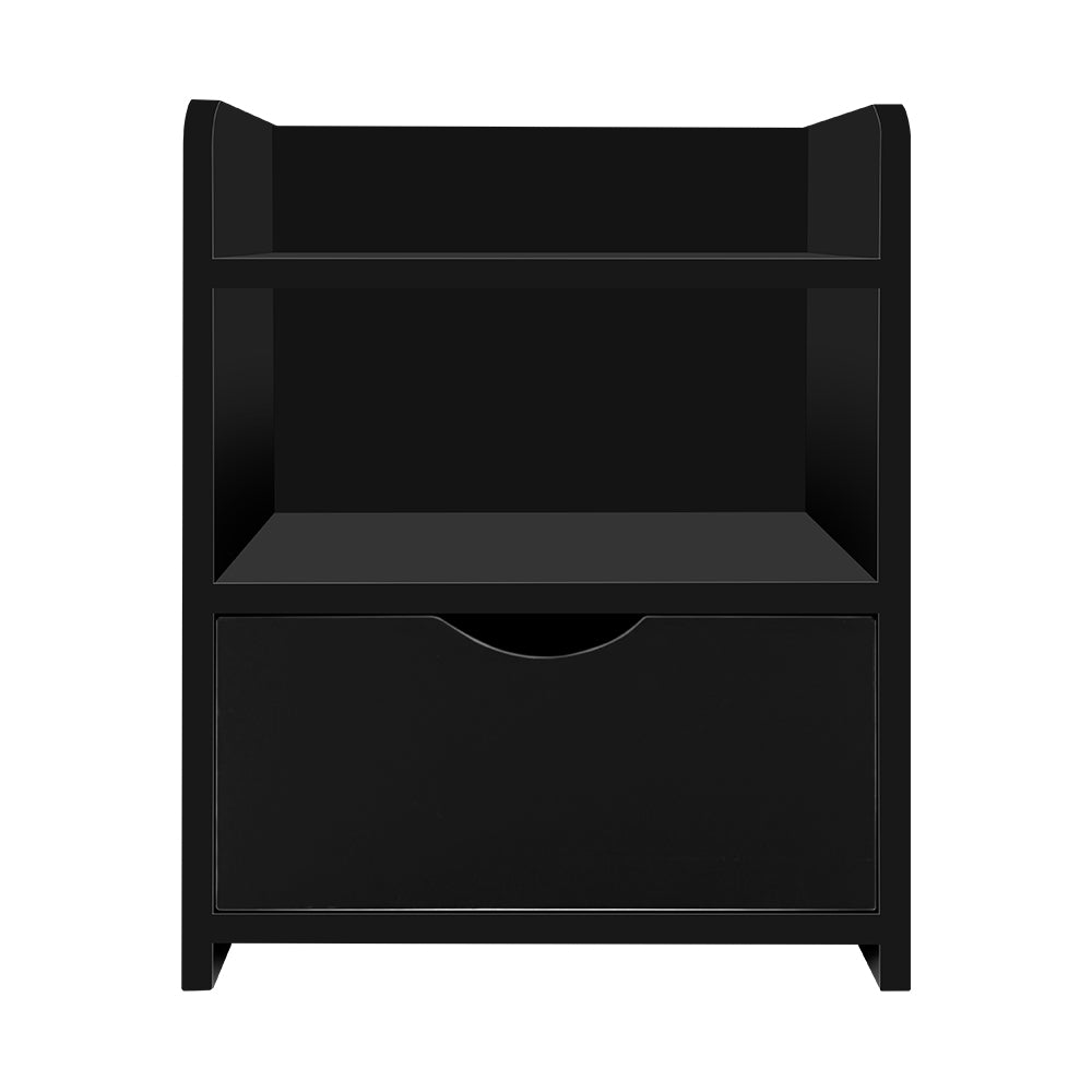 Bedside Table Drawer - Black