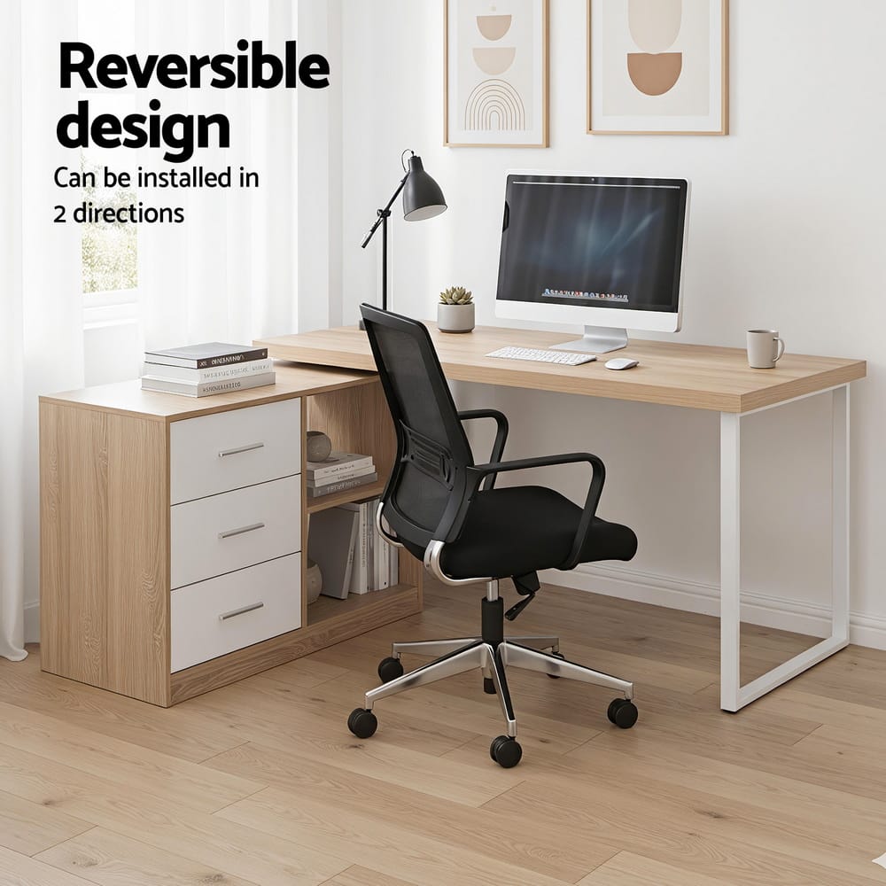 L Shape Computer Desk Storage king