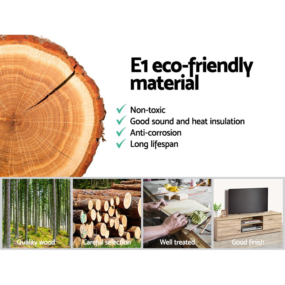 Tv Cabinet Entertainment Unit 160Cm Pine Charles