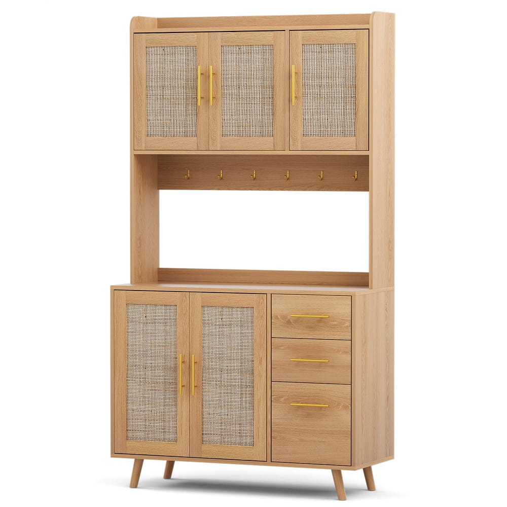 Buffet Sideboard Hutch Storage 100x40x180cm