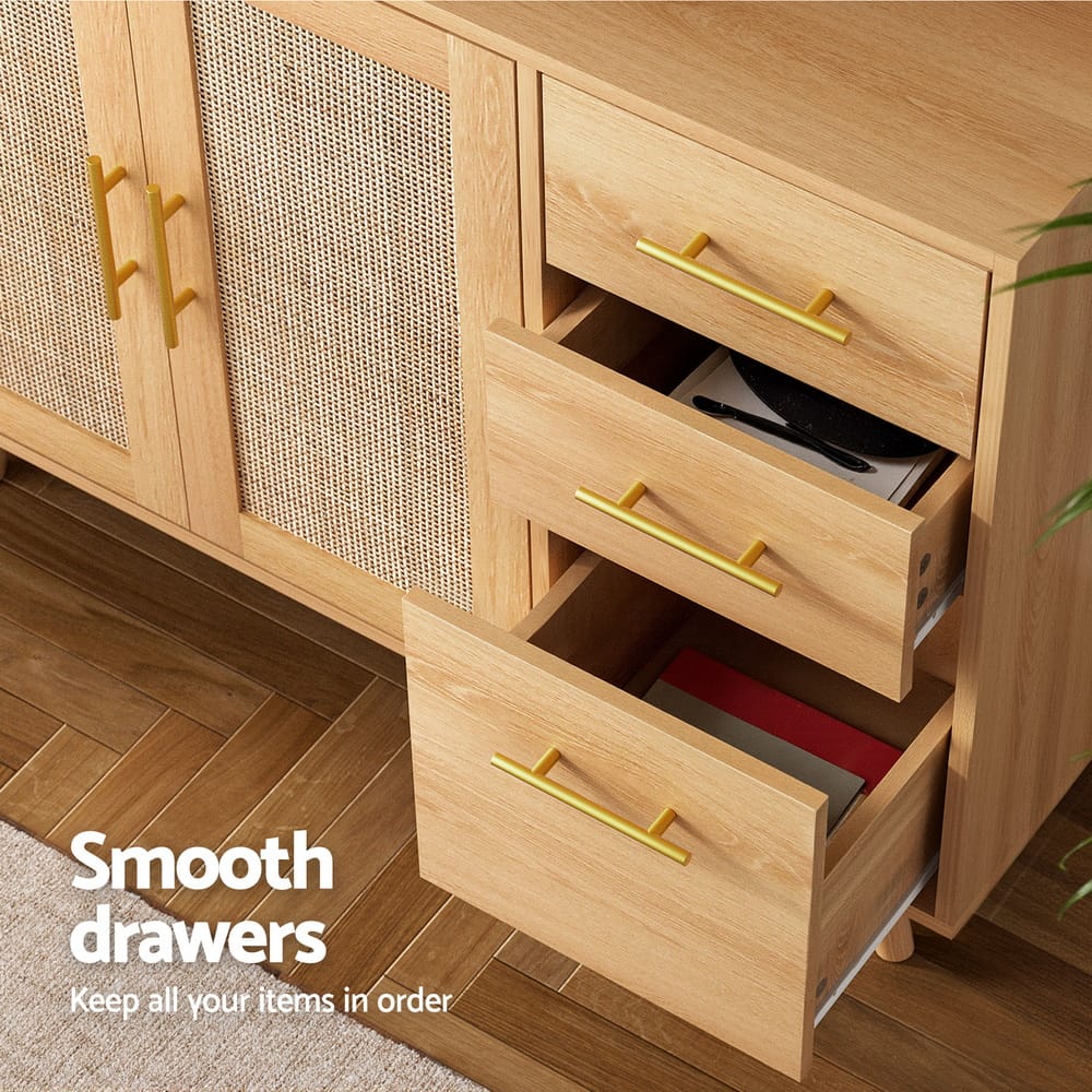 Buffet Sideboard Hutch Storage 100x40x180cm