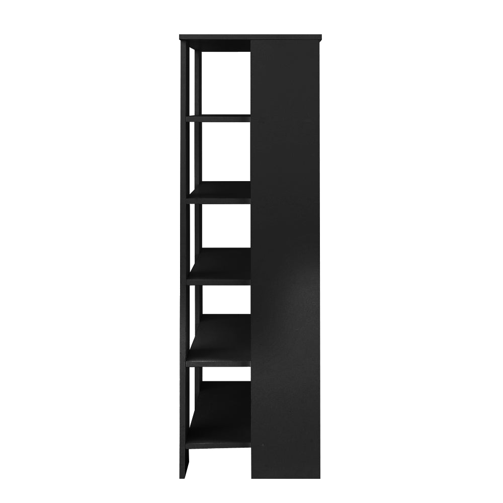 Shoe Rack Cabinet 30 Pairs 6-Tier Shelf Black