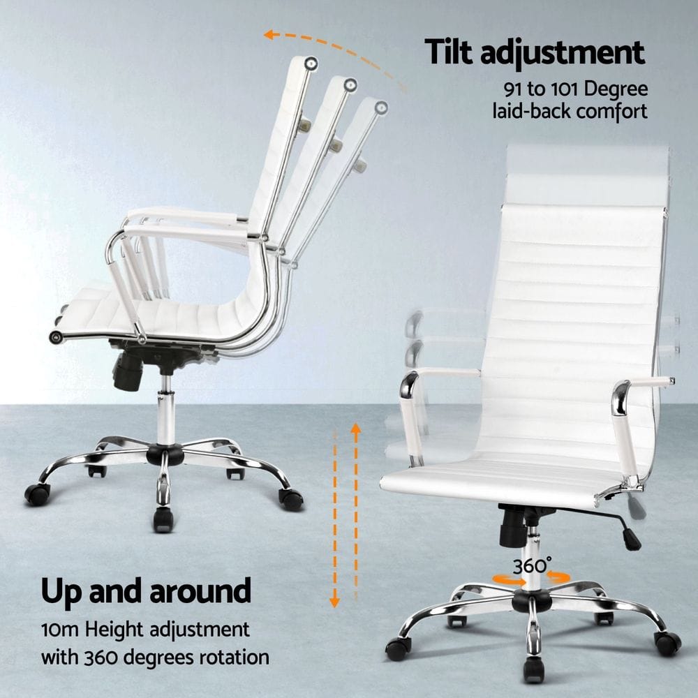 L Shaped Desk Set White 150x150x75cm