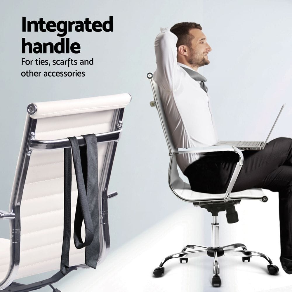 L Shaped Desk Set White 150x150x75cm