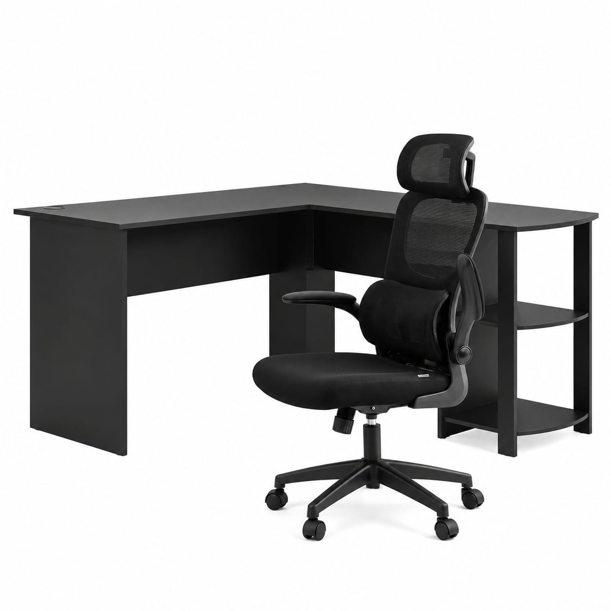 L Shaped Desk Set 136x130x72.5cm