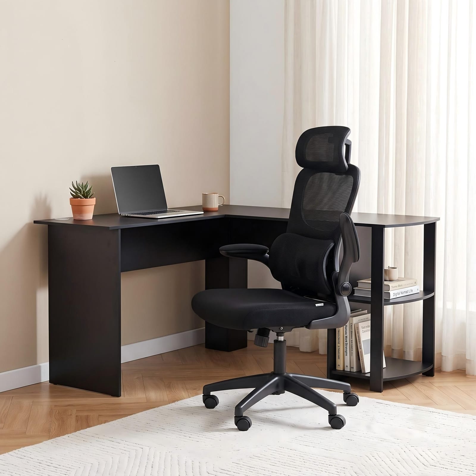 L Shaped Desk Set 136x130x72.5cm