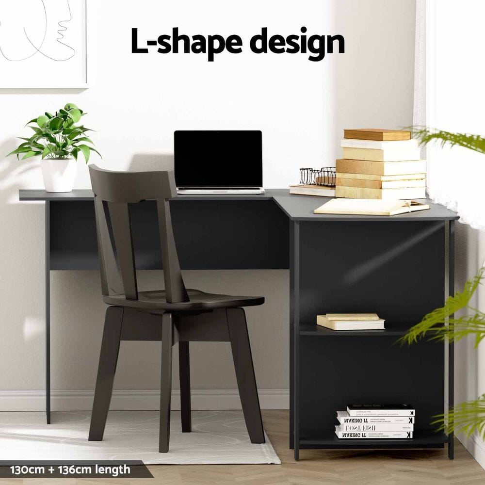 L Shaped Desk Set 136x130x72.5cm