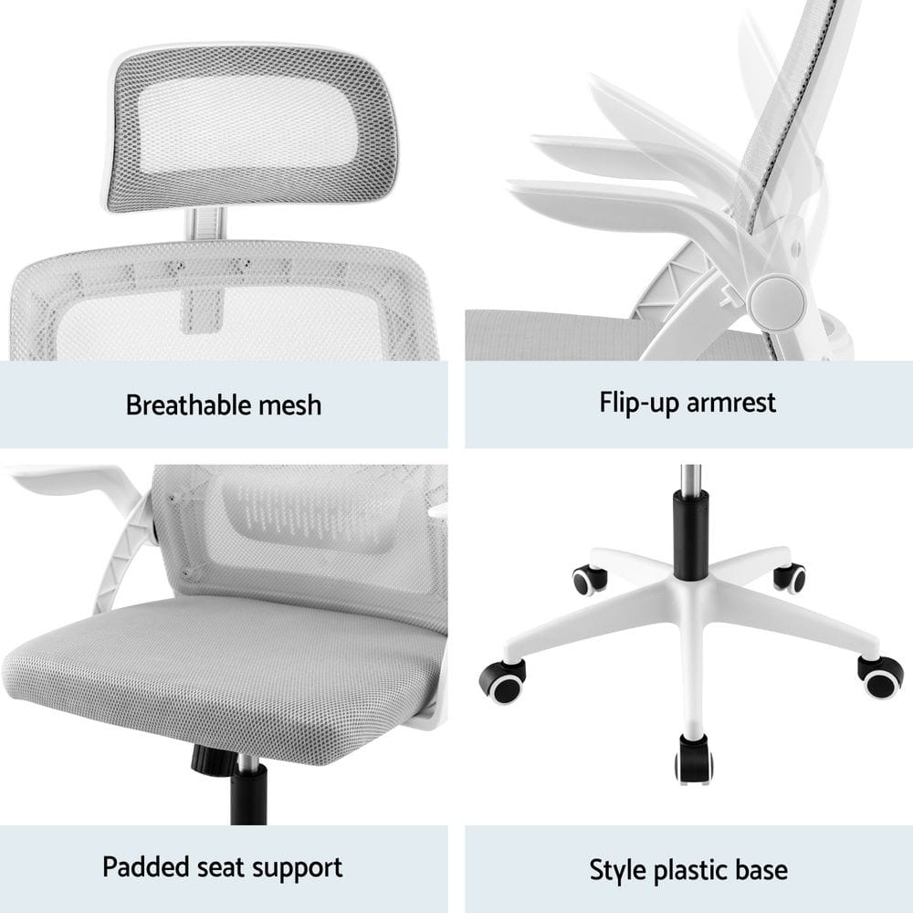 L Shaped Desk Set With Chair 136x130x72.5cm
