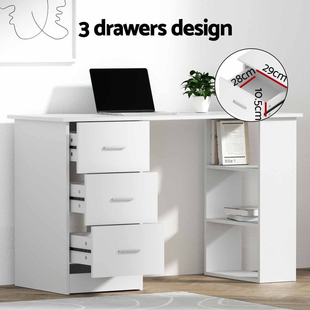 Computer Desk Set Ergonomic 120x49x75.5cm