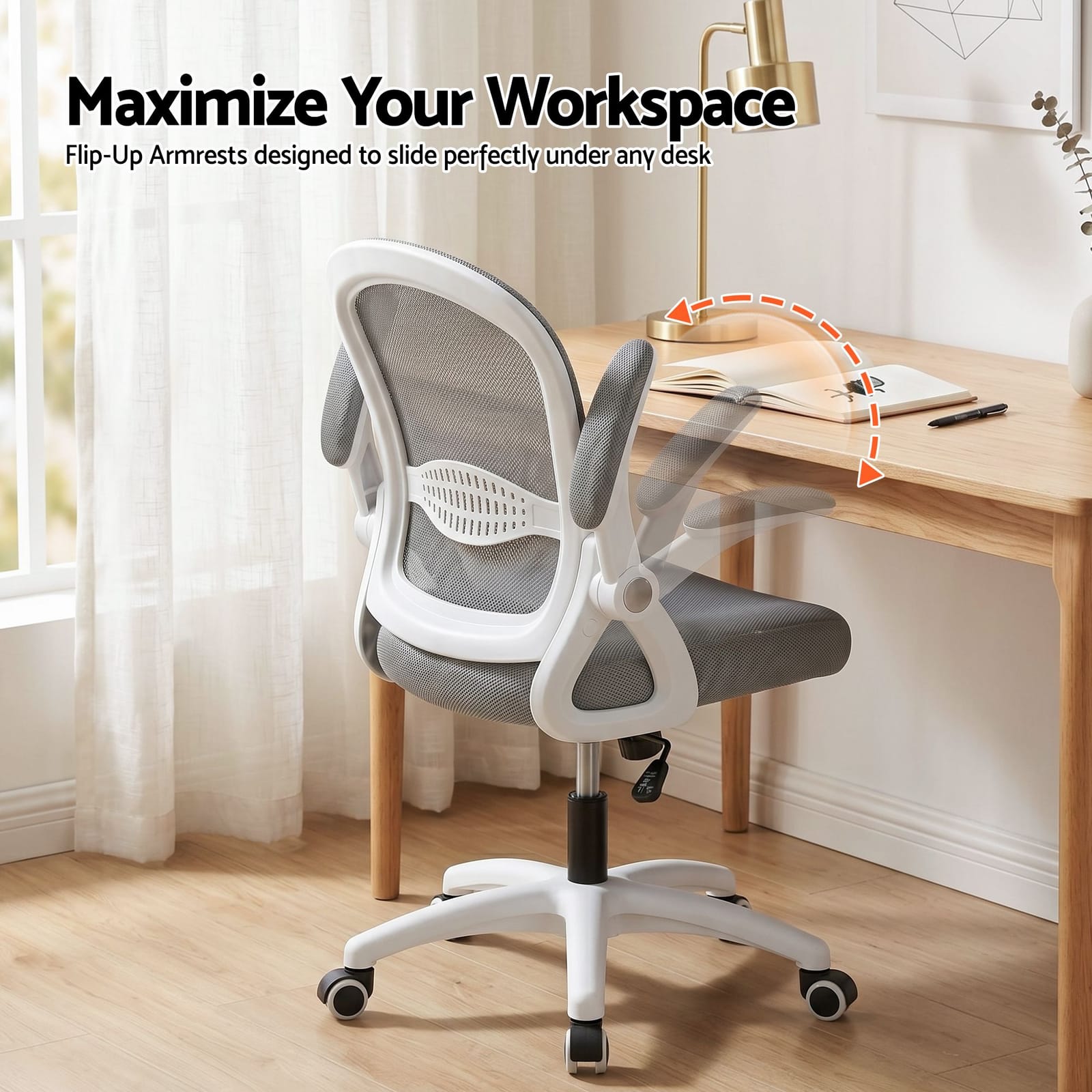 Computer Desk Set Ergonomic 120x49x75.5cm
